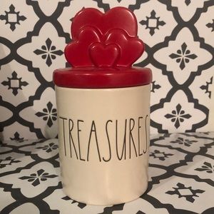 Rae Dunn TREASURES heart Canister